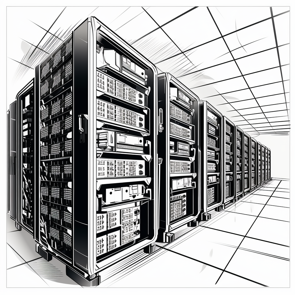 Availability Decoded: Why Every Second Counts in Business - Illustration - Server Rack