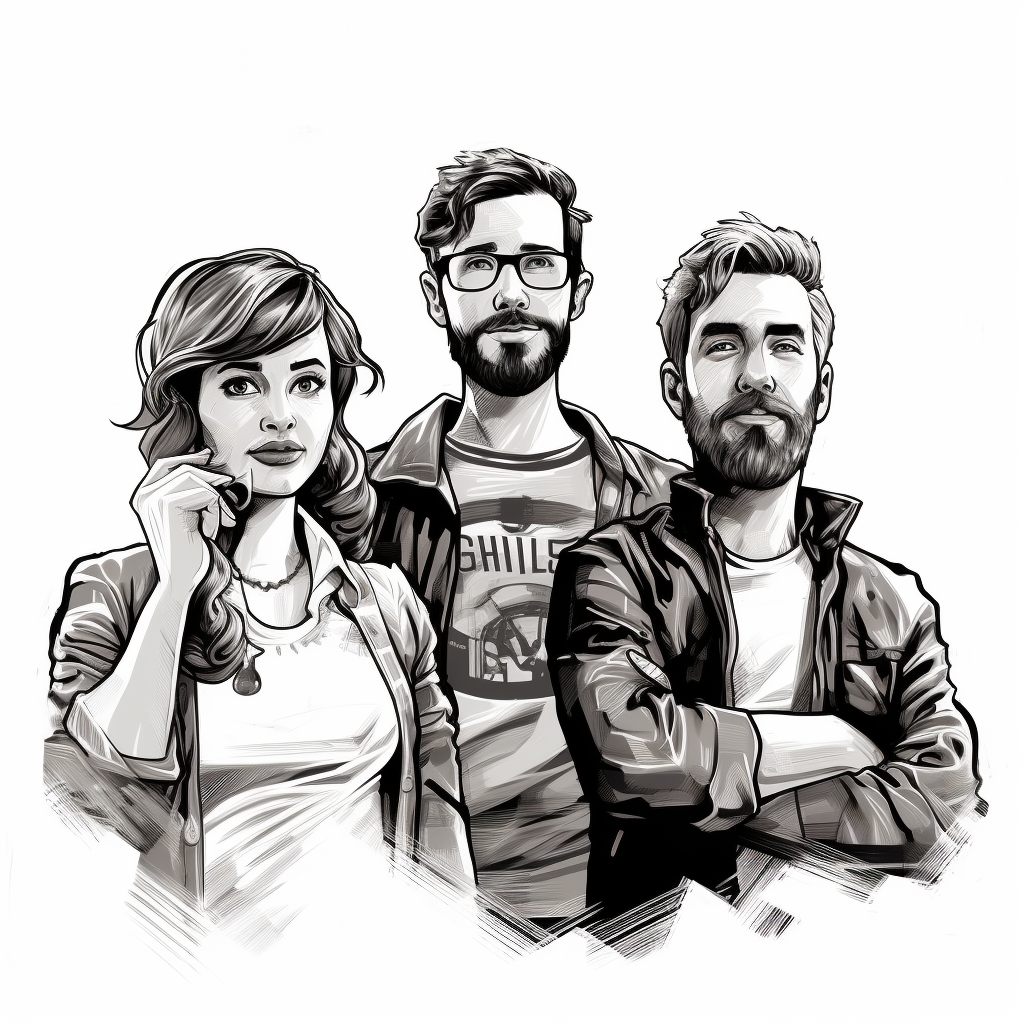 Unlocking Excellence: A Guide to Roles in Quality Management - Illustration - a team of 3 people